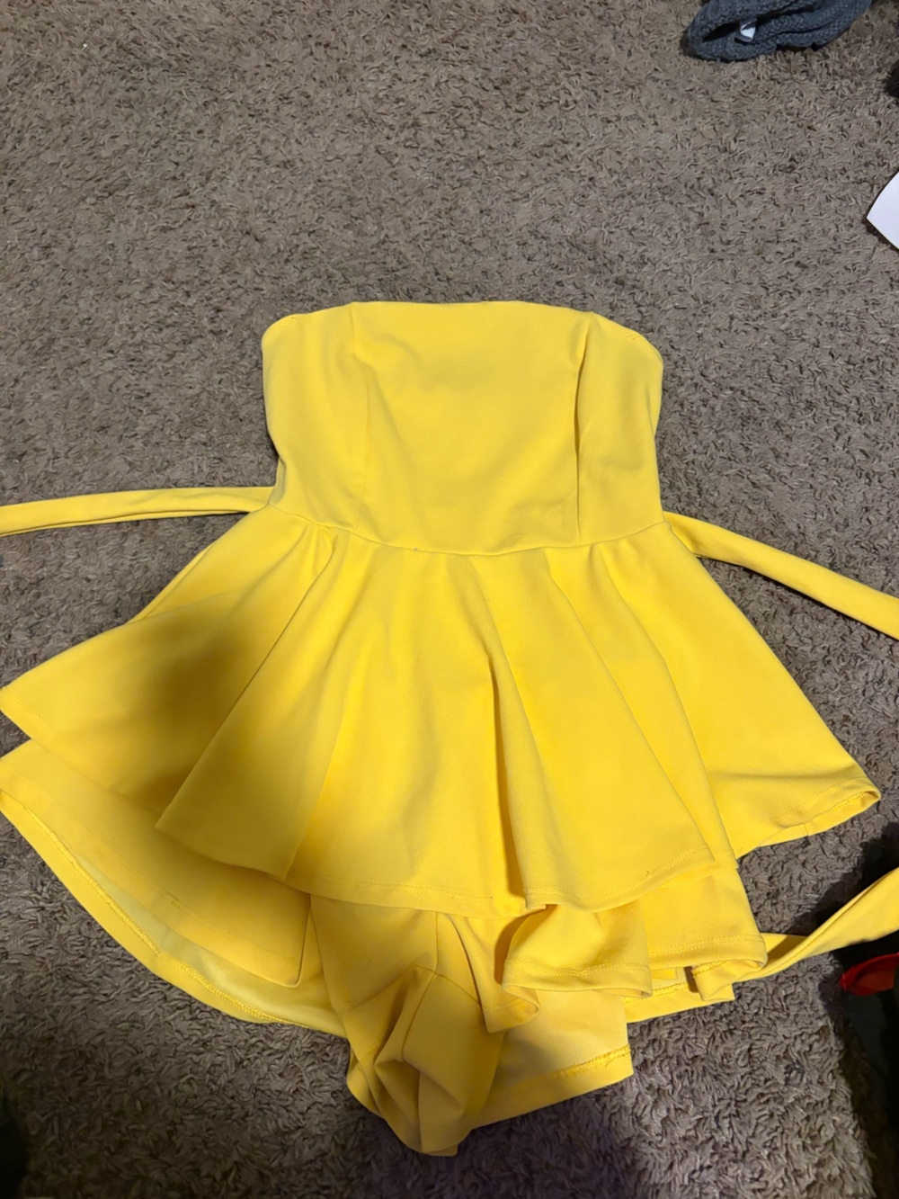 Girls Yellow romper